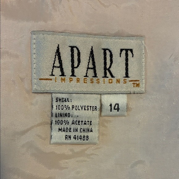 Y2K Vintage Blush Pink Beaded Sleeveless Top size 14 - Picture 6 of 6